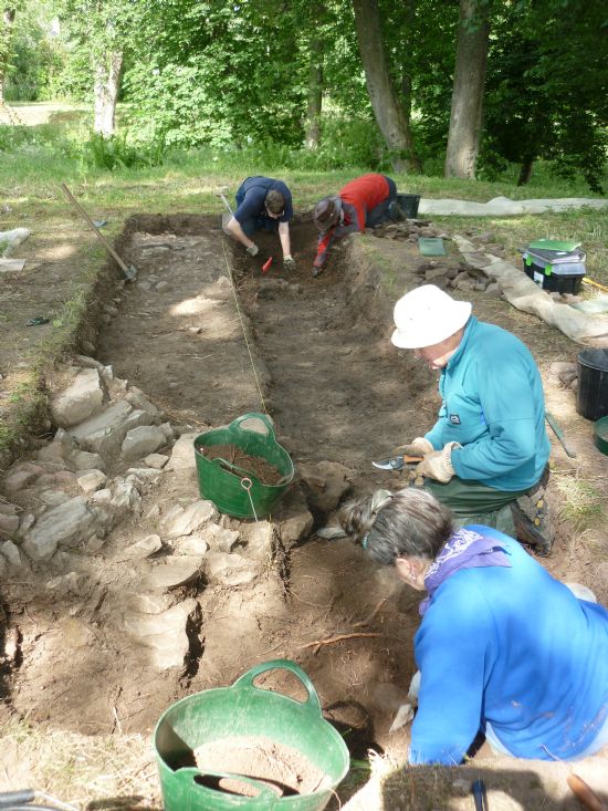 ARCH excavation at Foulis Mound